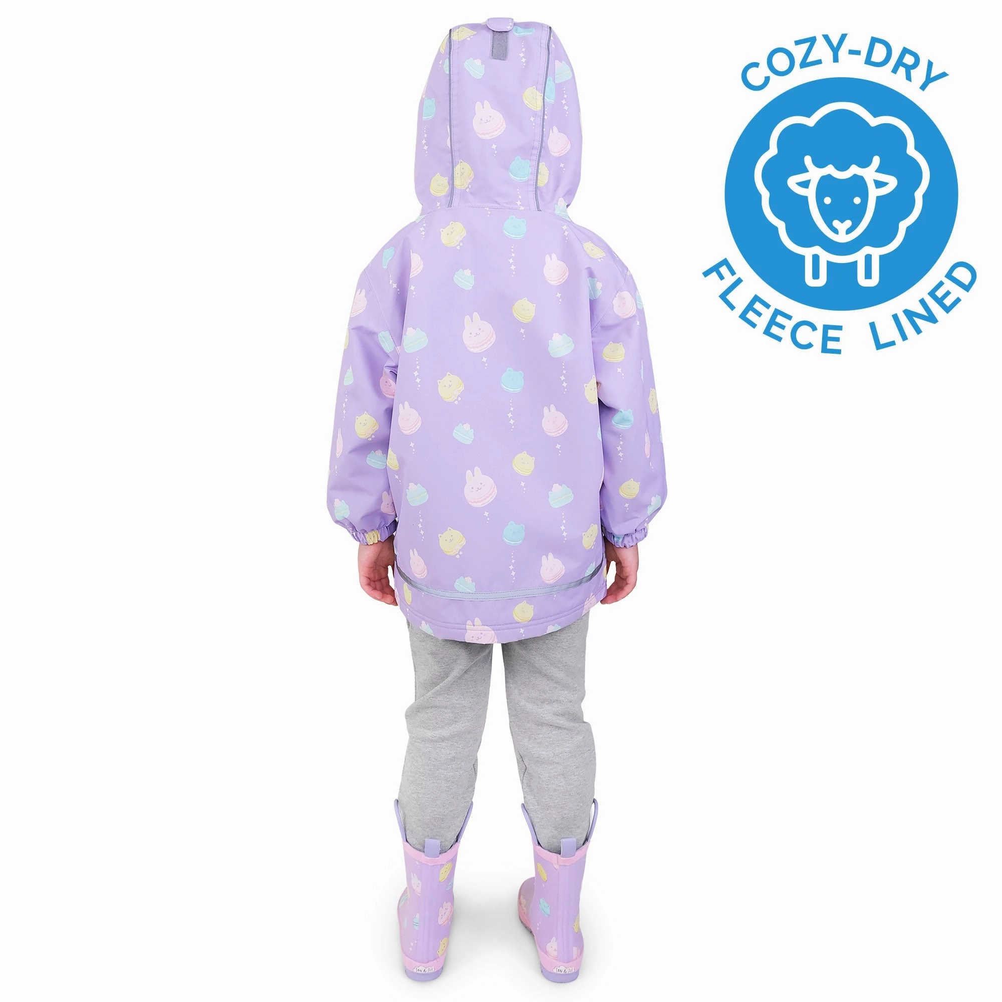 Innerwear >Jan & Jul Kids Cozy-Dry Waterproof Rain Jacket - Macarons