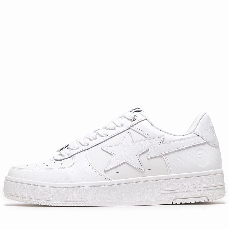 A Bathing Ape Bape Sta #3 - White Casual Style light texture