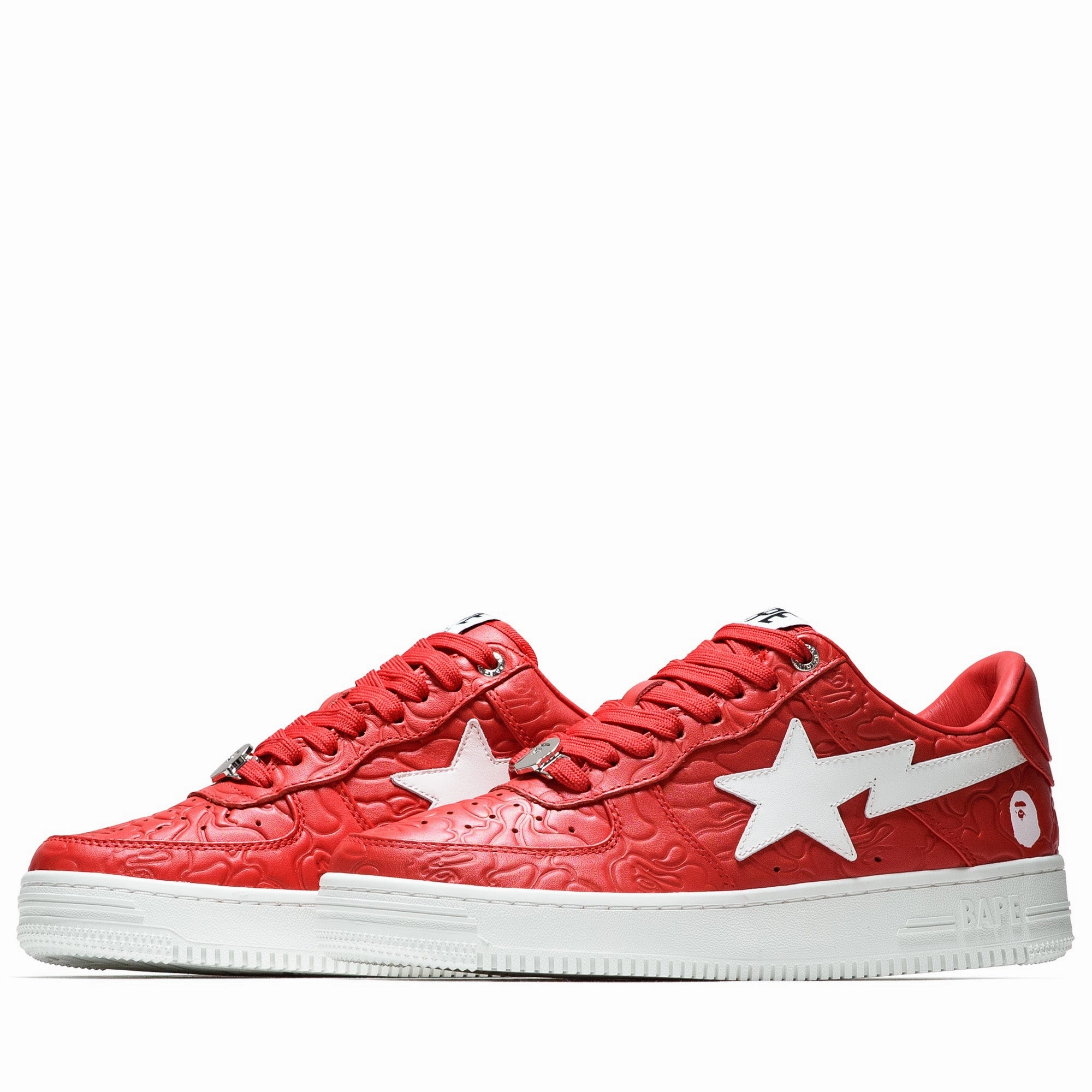 Functional Fit All-season Slip-ons A Bathing Ape Bape Sta #3 M1 - Red