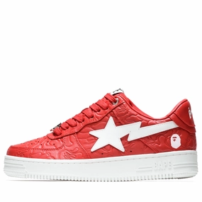 A Bathing Ape Bape Sta #3 M1 - Red Weekend Casual Smart Comfort