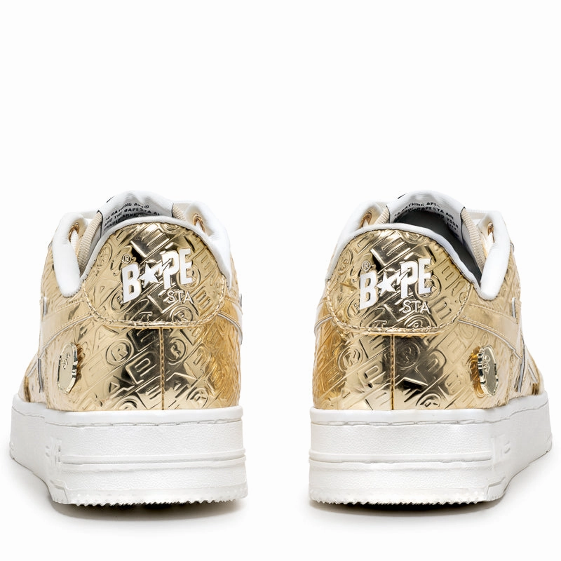 Well   Made Versatile Footwear A Bathing Ape Bape Sta #5 - Gold