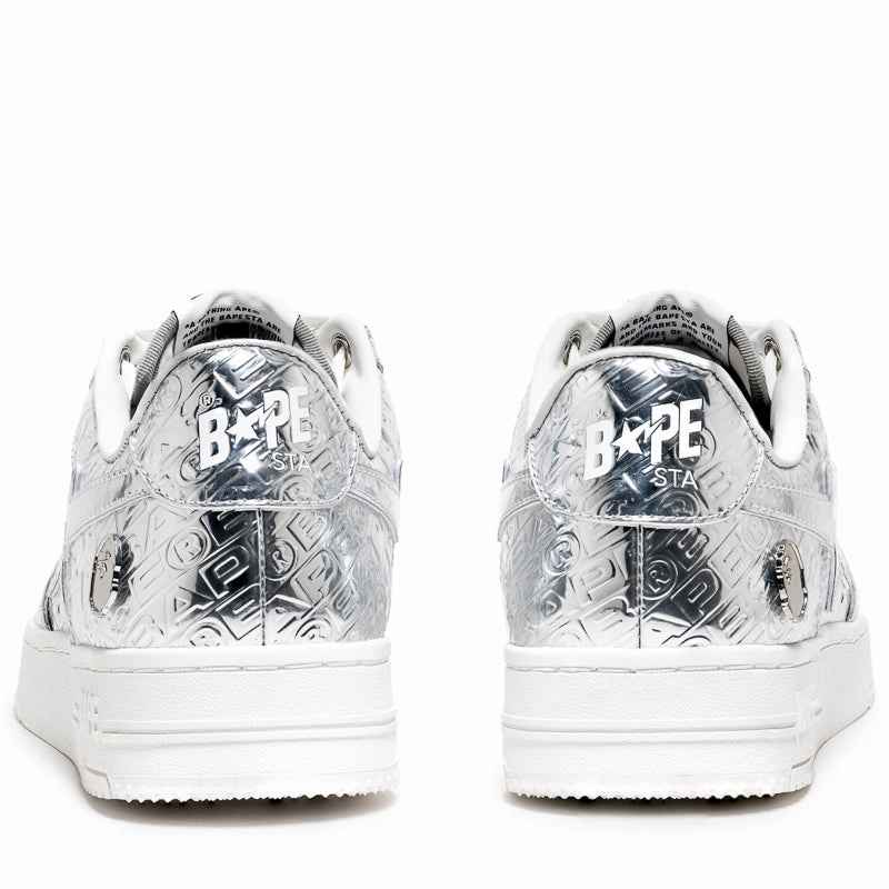 Platform Style Lightweight Fit A Bathing Ape Bape Sta #5 - Silver