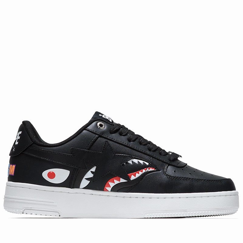 Compact Form Relaxed Design A Bathing Ape Shark Bape Sta M2 - Black