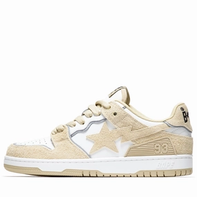 A Bathing Ape Sk8 Sta #3 - Beige Boho Touch Lightweight Sole