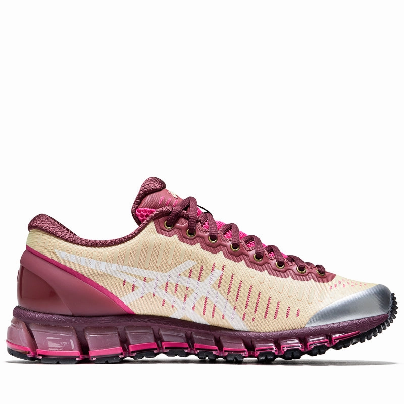 Winter Comfort Forest trail Above The Clouds x Asics Gel-Quantum 360 I - Soft Yellow/Brisket Red