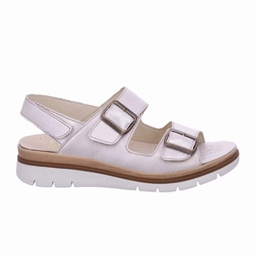 foldable Fidelio Sohle Glory Backstrap Sandal (Women) - Pebble Opal