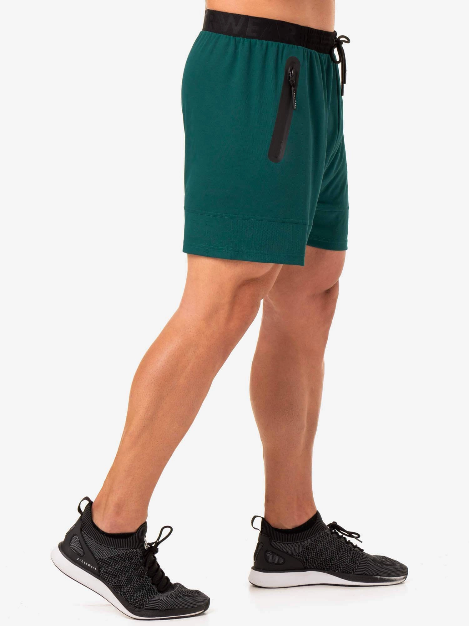 All Fit Action Mesh Short - Emerald