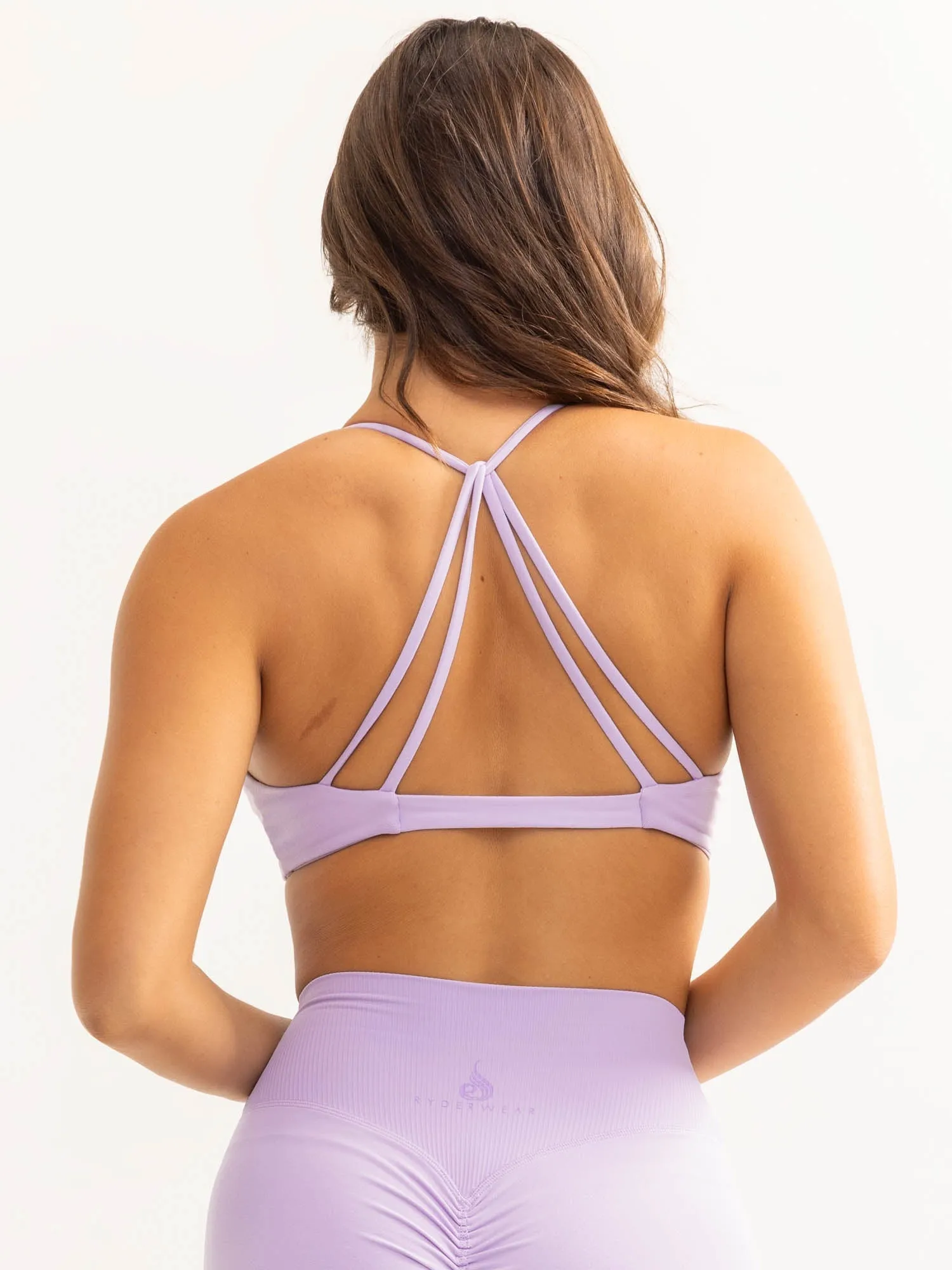 Activate Twist Sports Bra - Lavender Lightweight Strap