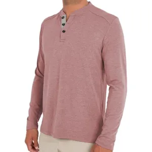 Seamless Shoulder Smart Appearance Men's Bamboo Flex Henley
