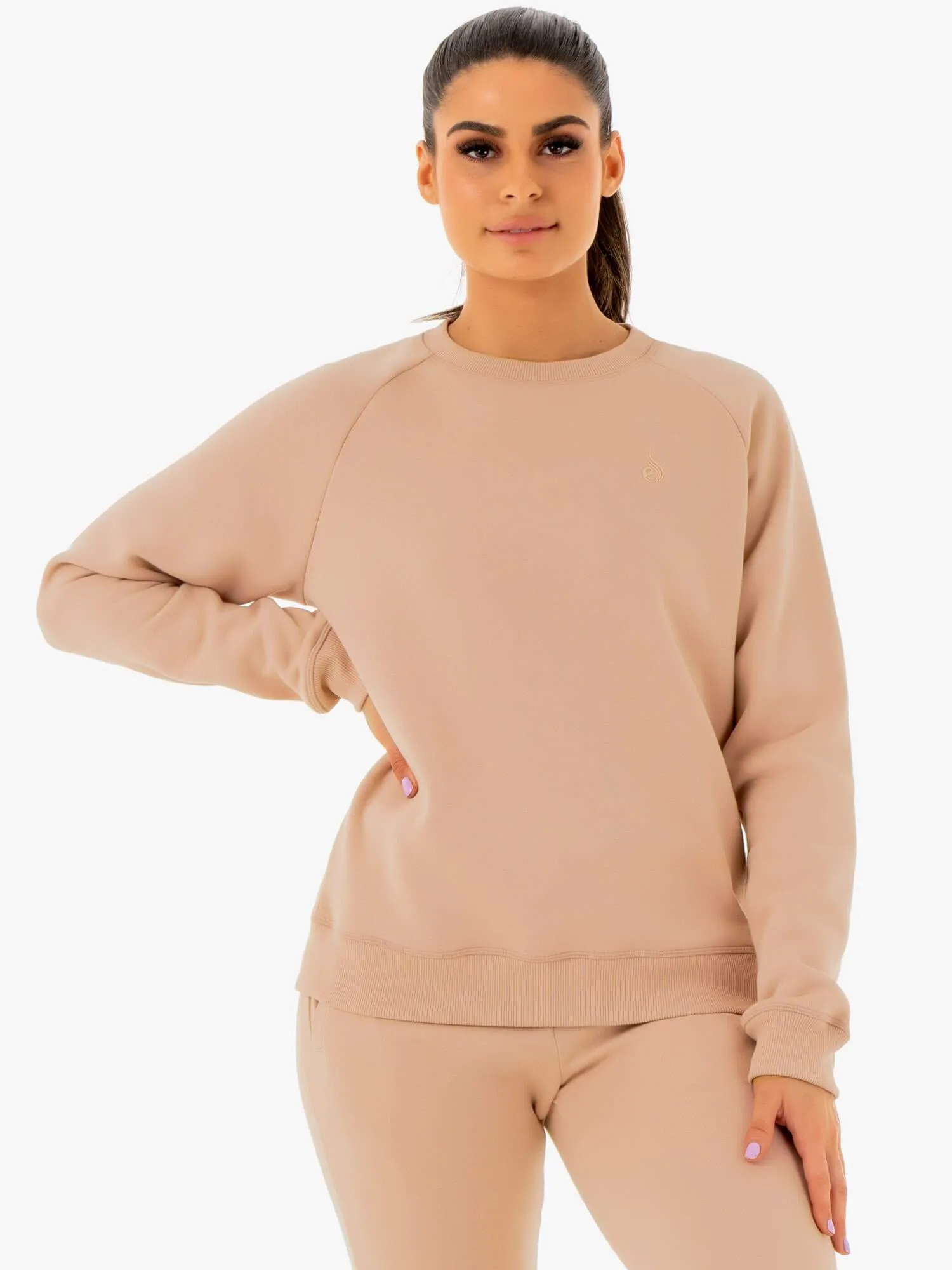 All Day Comfort MultiPocket Design Adapt Boyfriend Sweater - Nude