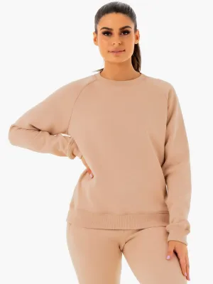 All Day Comfort MultiPocket Design Adapt Boyfriend Sweater - Nude