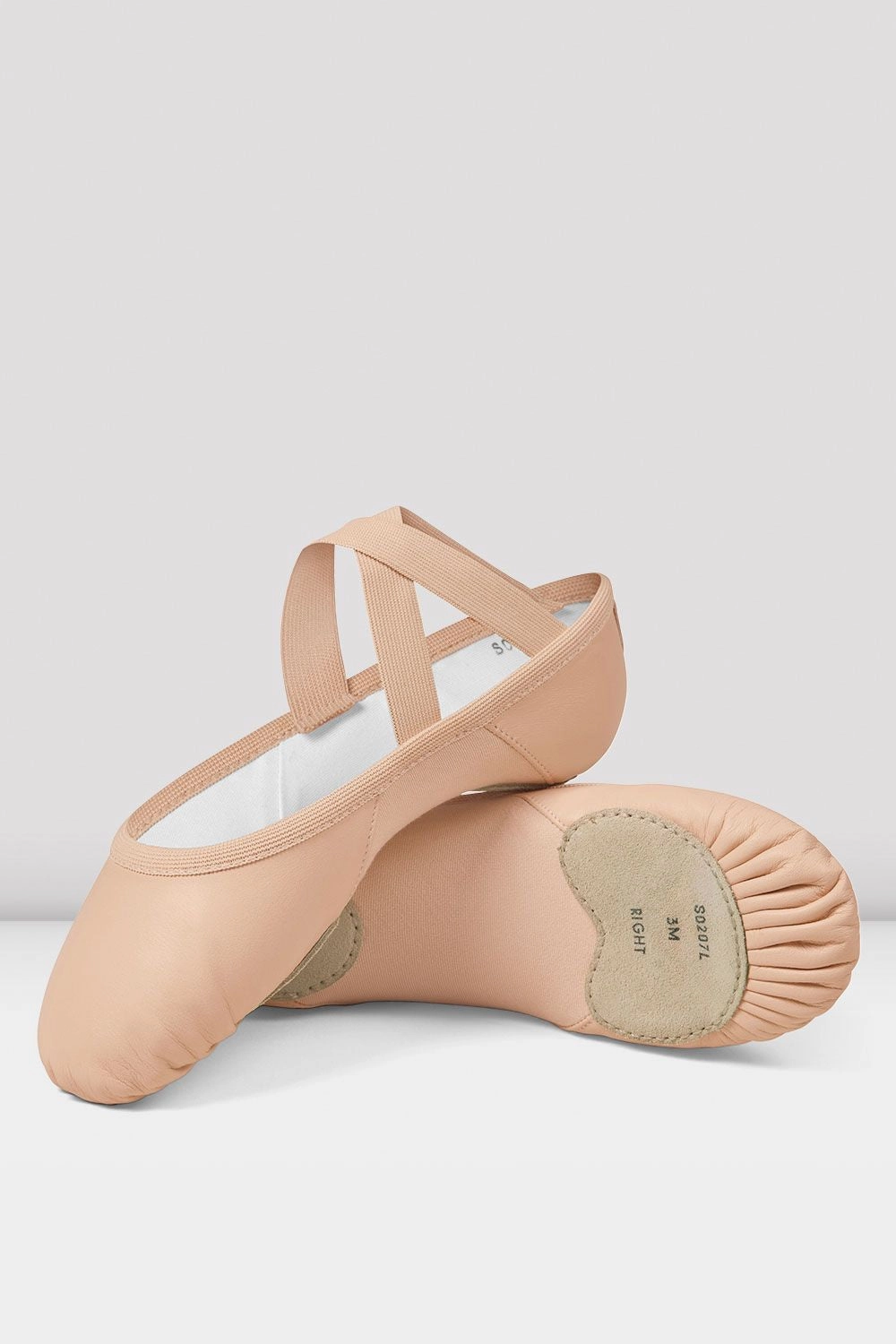 High Top Design Ladies Enhance Leather Ballet Shoes