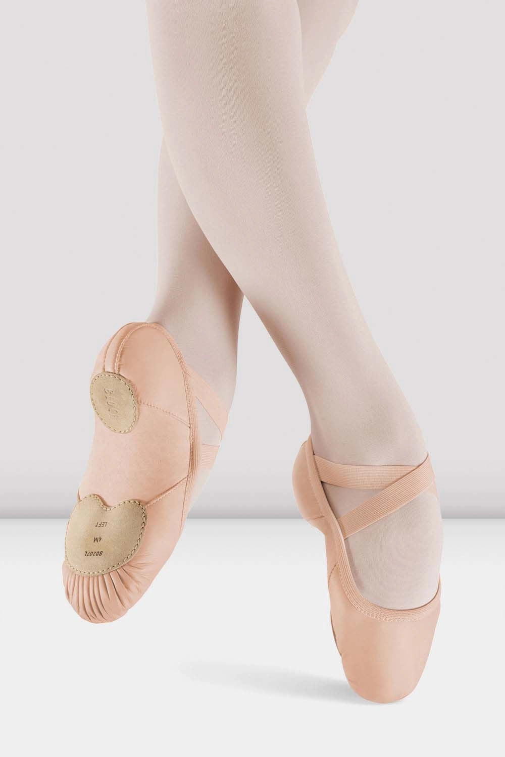 Distinctive chic Mesh Upper Ladies Enhance Leather Ballet Shoes