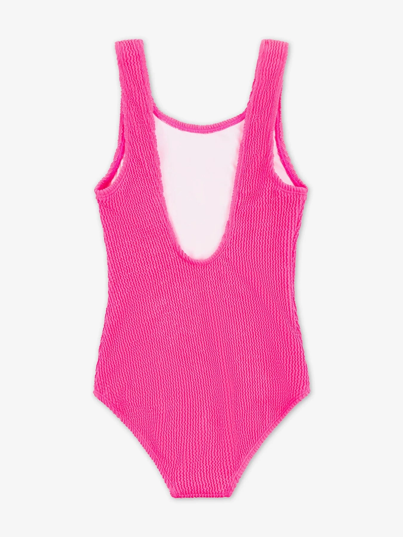 weekend stain - resistant Addison - Square Neck One Piece Swimsuit with Crinkle Texture Fabric
