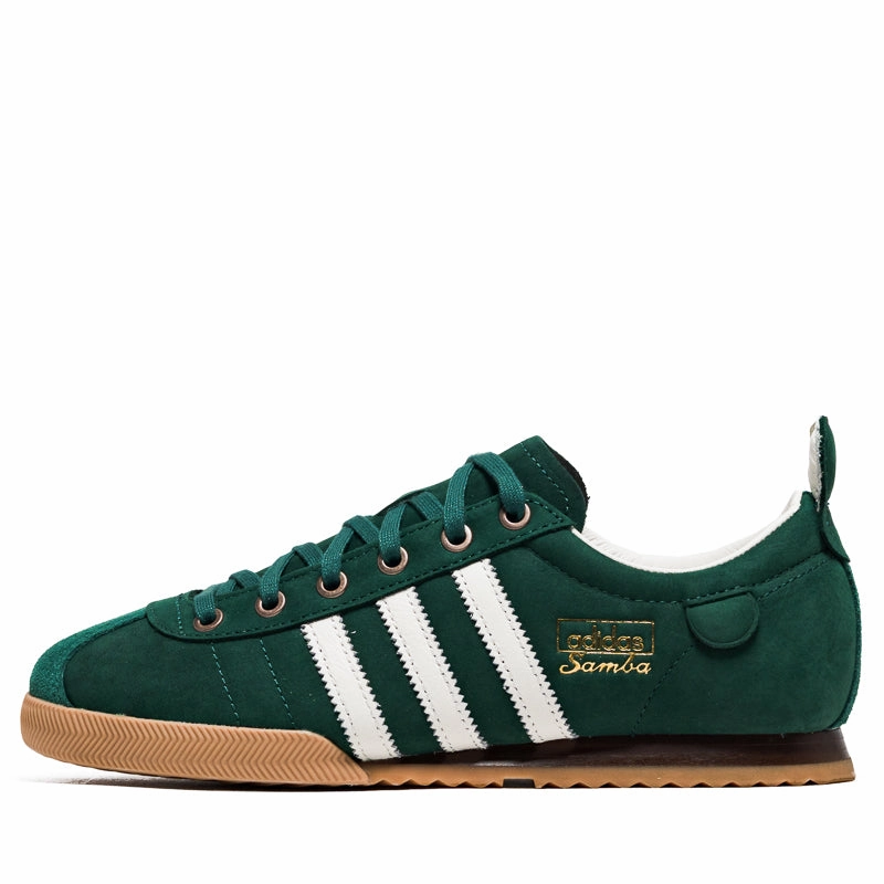 Vegetable-Tanned Adidas Samba 62 -  Collegiate Green/Off White