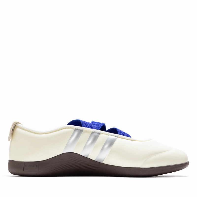 Adidas Taekwondo By Caroline Hu - Off White/Silver Metallic Fringed Tongue