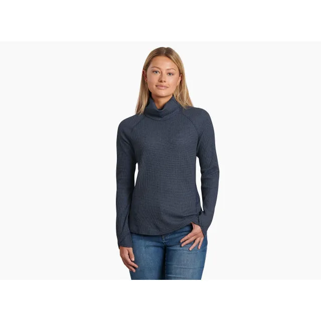 Moisture Control Lining Layered Collar Design Women's Petra Turtleneck