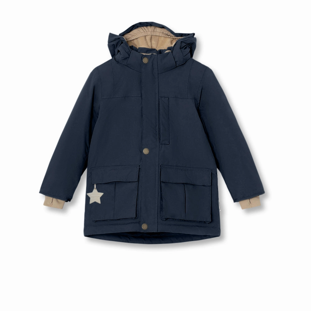 >MINI A TURE Kids MATKASTORIO fleece lined winter jacket - Outer Space Adorable