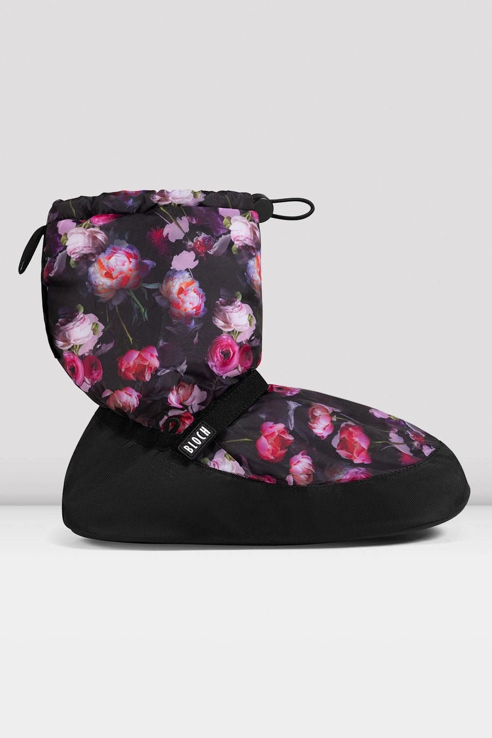 Comfortable Arch Area Adult Floral Print Warm Up Booties