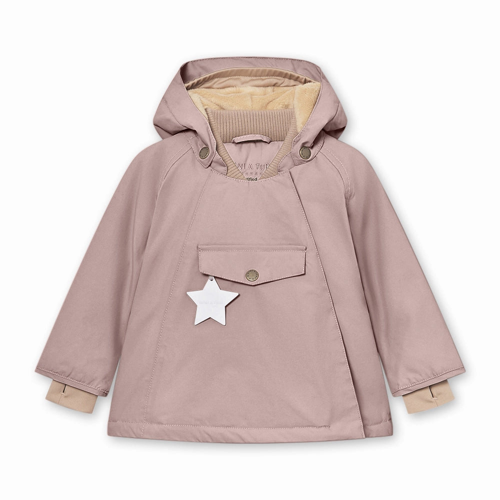 >MINI A TURE Kids WANG Winter Jacket - Cloudy Rose Line - dry