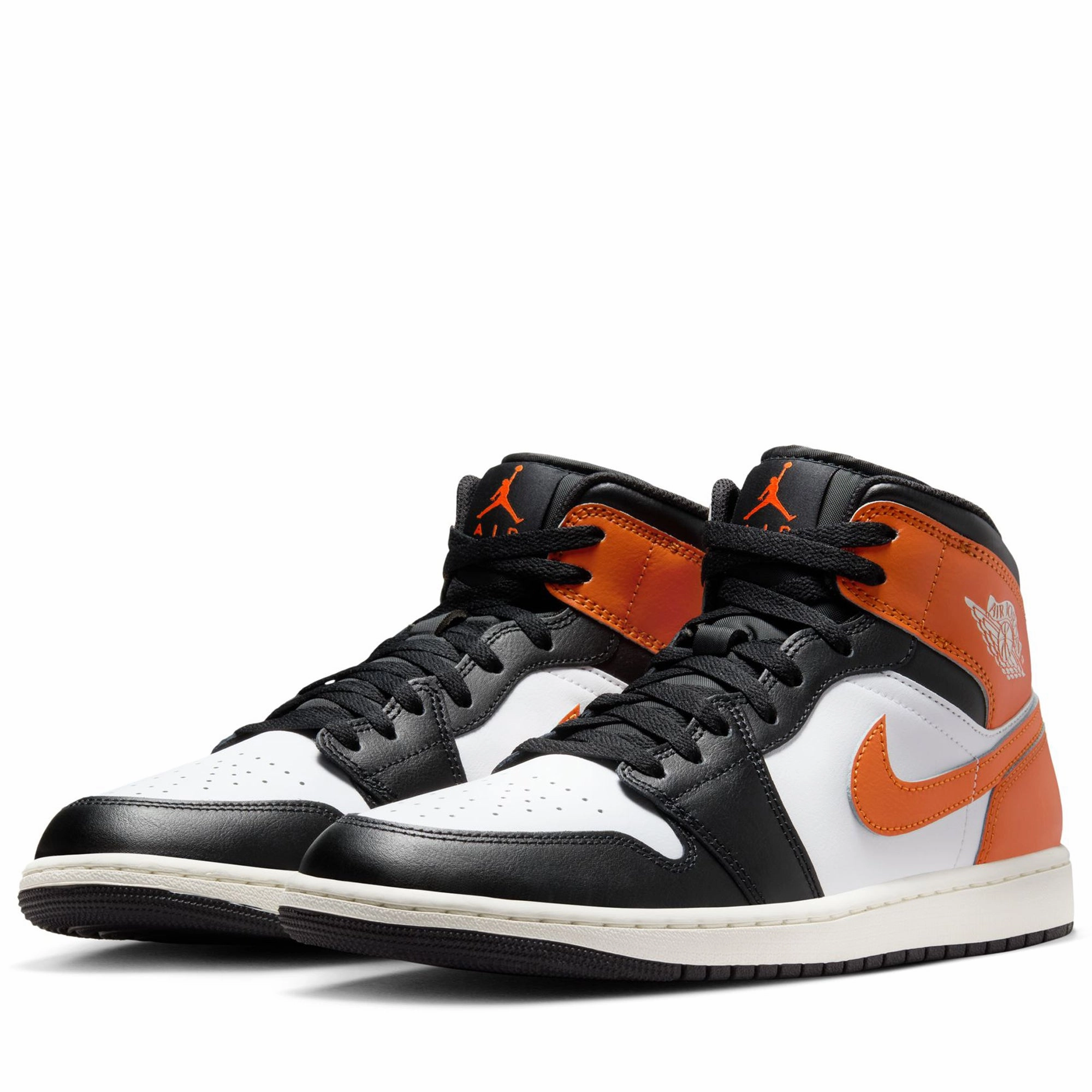 Comfortable Walking Air Jordan 1 Mid - Starfish/Black