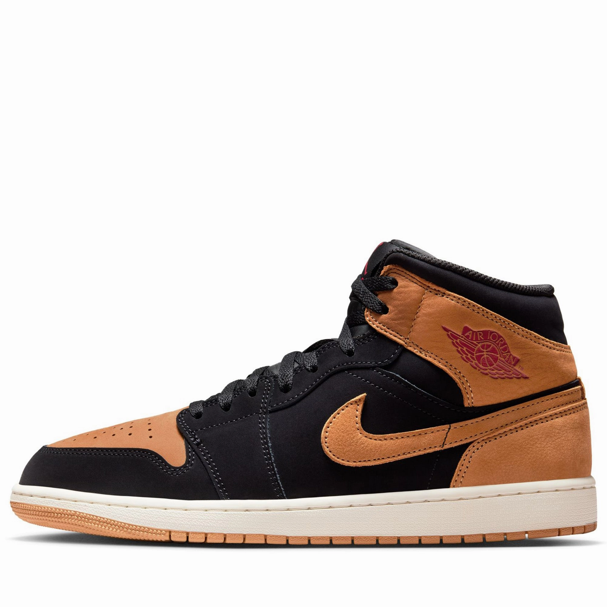 Air Jordan 1 Mid SE - Black/Flax Fashionable Fit