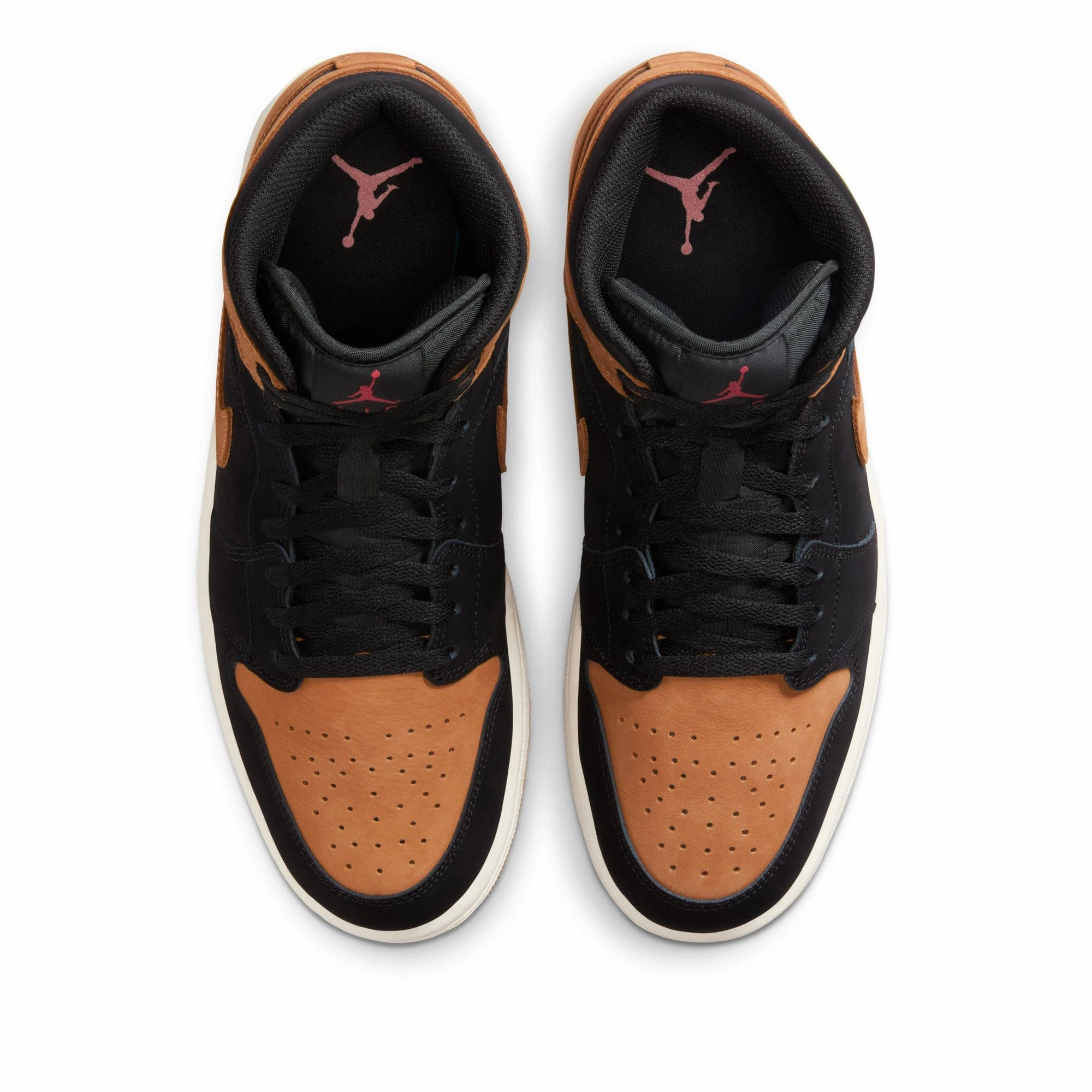 Air Jordan 1 Mid SE - Black/Flax Joy Step Comfort Fit