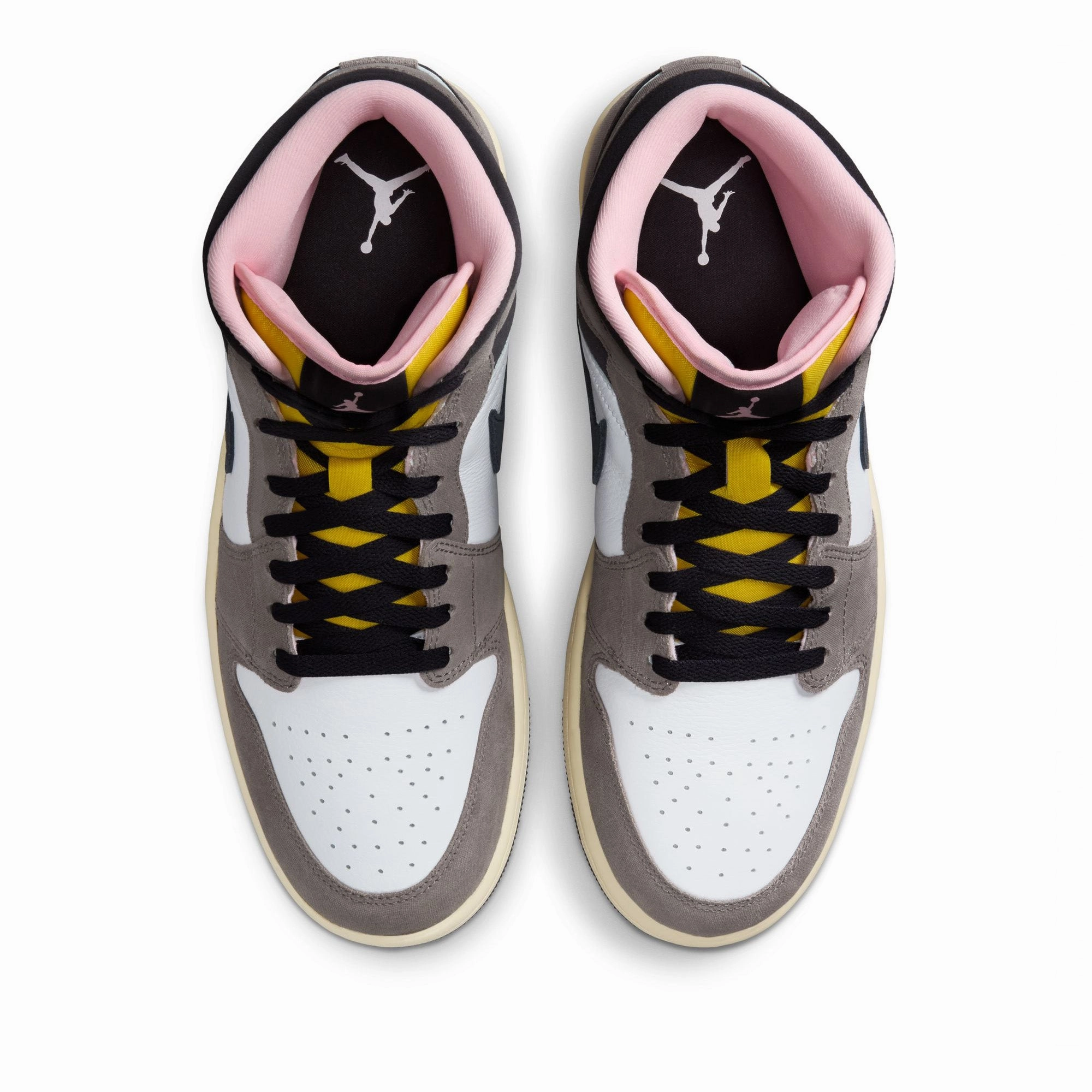 City Balance Toe Strong Air Jordan 1 Mid SE - White/Oil Grey