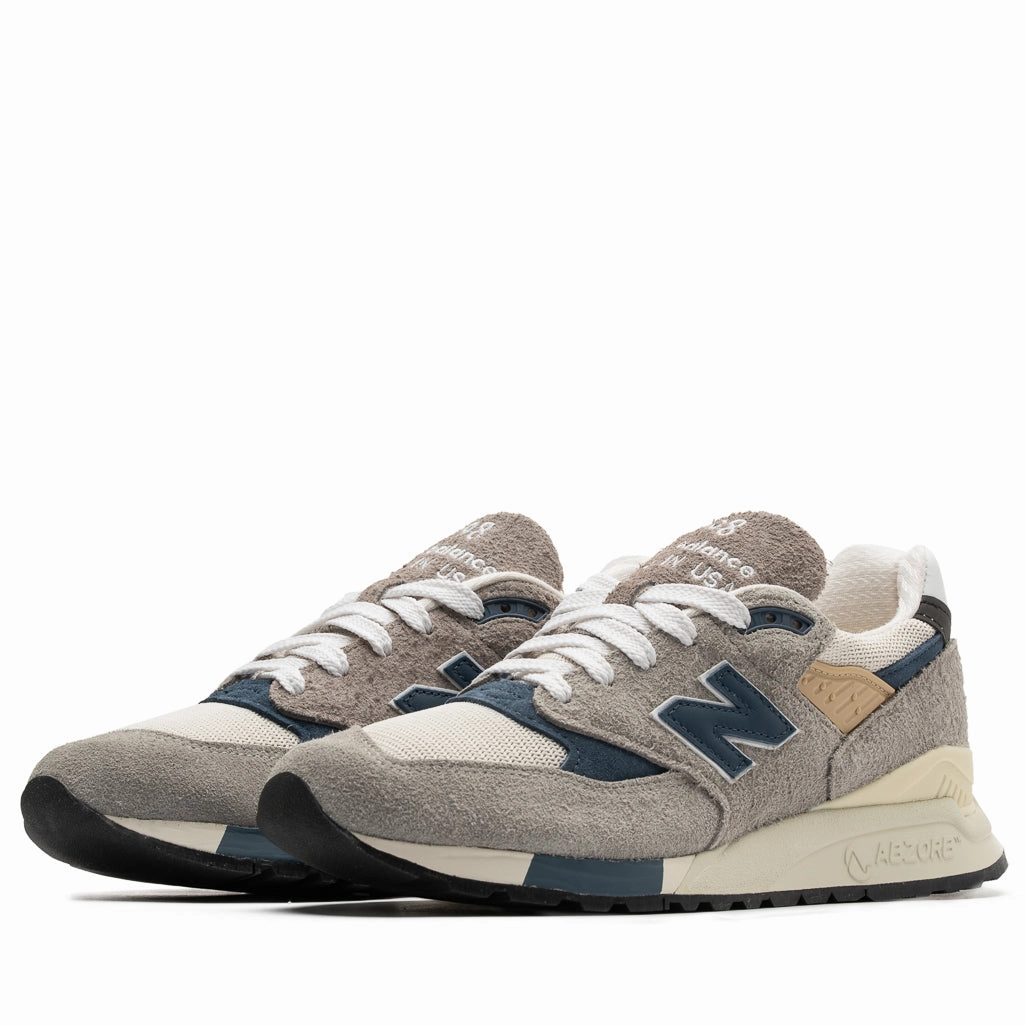 Fresh Flow Clean Profile New Balance Made in USA 998 - Grey/Navy