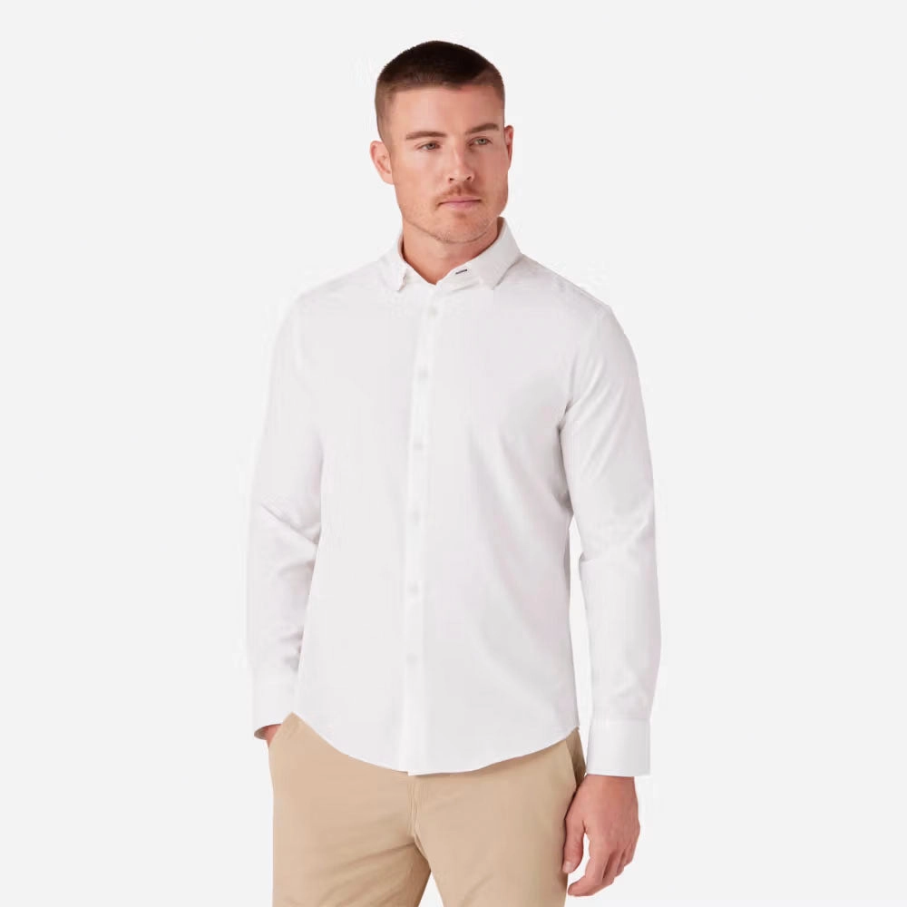 Classic Collar Men's Leeward No Tuck Dress Shirt
