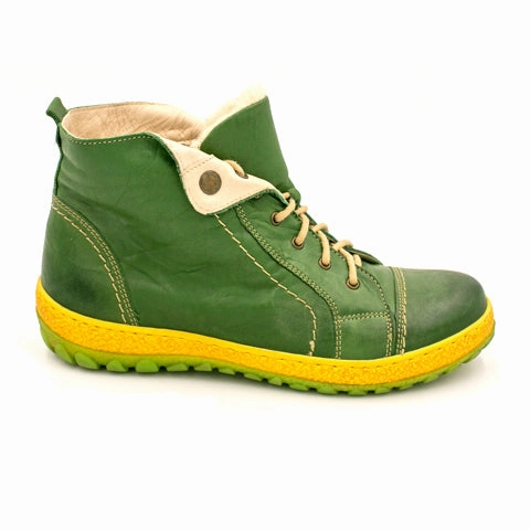 V-Italia Heel Packer Shearling High (Women) - Packer Green Professional Look