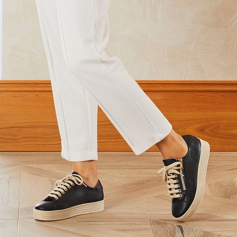 Adaptive piece Hampton: Black Leather