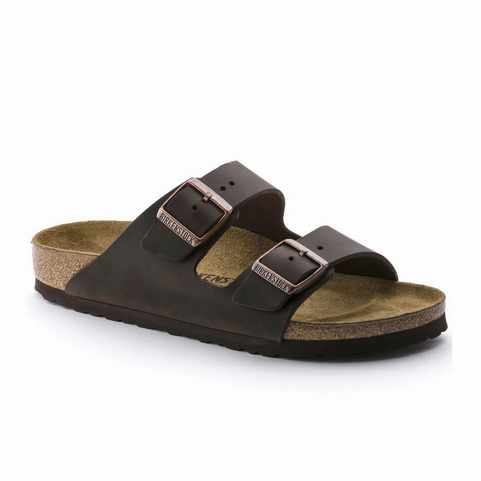 Comforted Walk Road Suitable Birkenstock Arizona Narrow Slide Sandal (Unisex) - Habana Oiled Leather