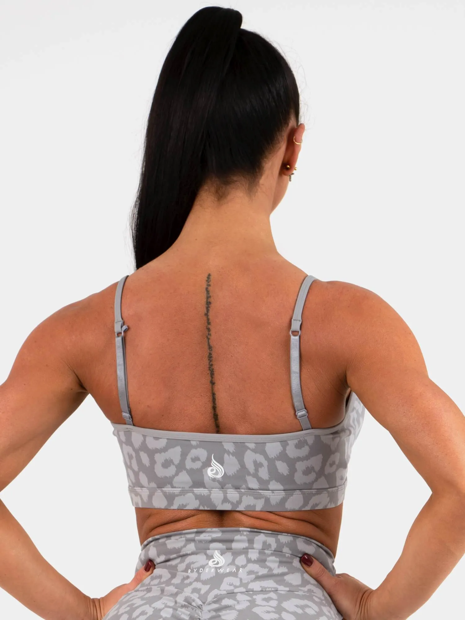 Animal Sports Bra - Leopard Grey All-Day Band