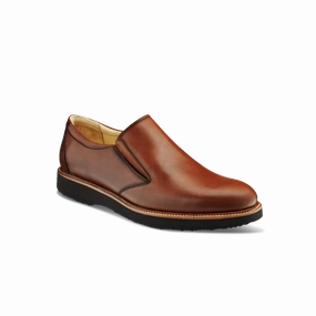 Samuel Hubbard Frequent Traveler Whiskey Leather Breathable Upper Layer Supportive Heel Cup