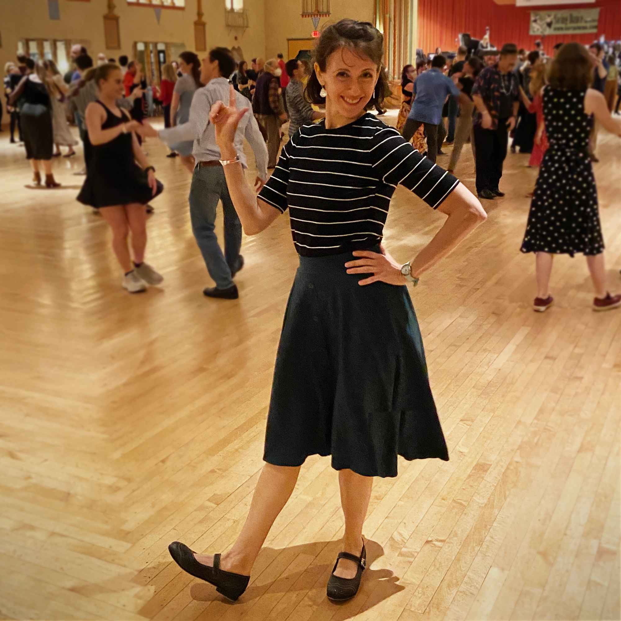 Aris Allen Black Snub Toe Mary Jane Wingtips Adventure Ready Urban Speed