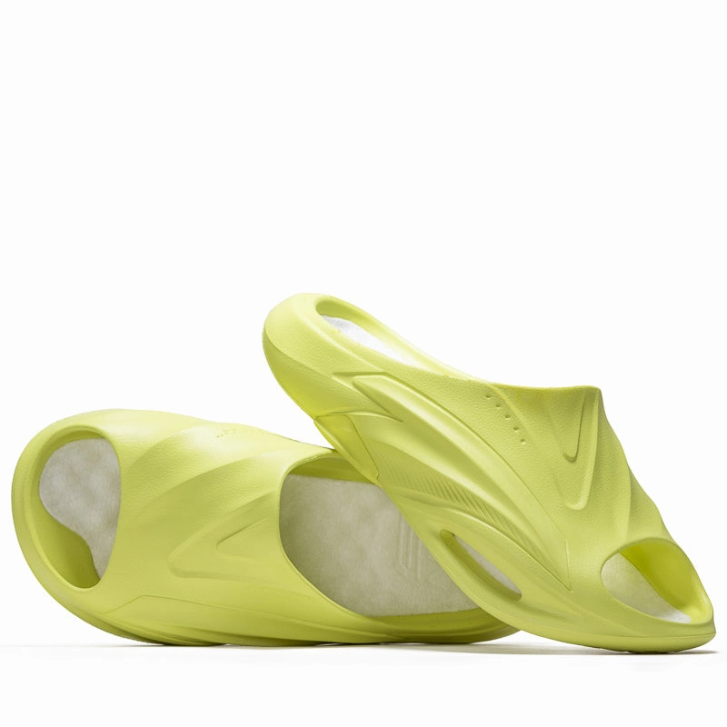 Quilted Lining Air Steps Anta Kai 1 Slide - Lime Green