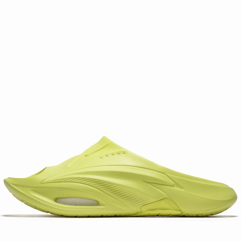 Comfortable Soles Even Pace Anta Kai 1 Slide - Lime Green