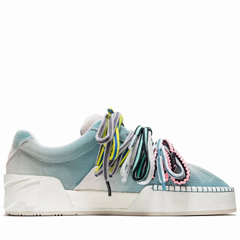 Slip   On Anta Kai H??l?? Style 'Roots' - Green/Gray