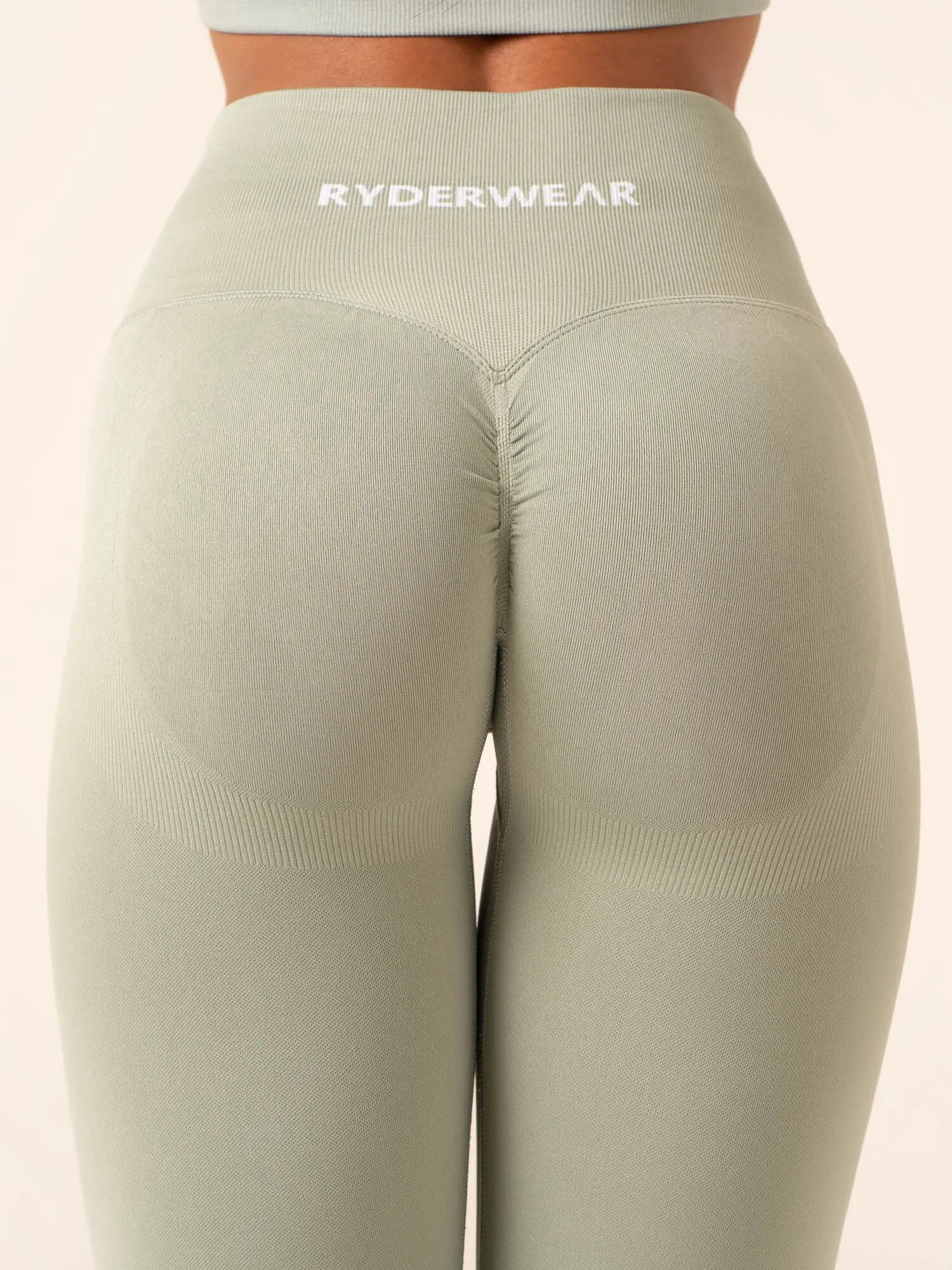 All Purposewear Versatile Design Lift BBL Scrunch Seamless Leggings - Sage