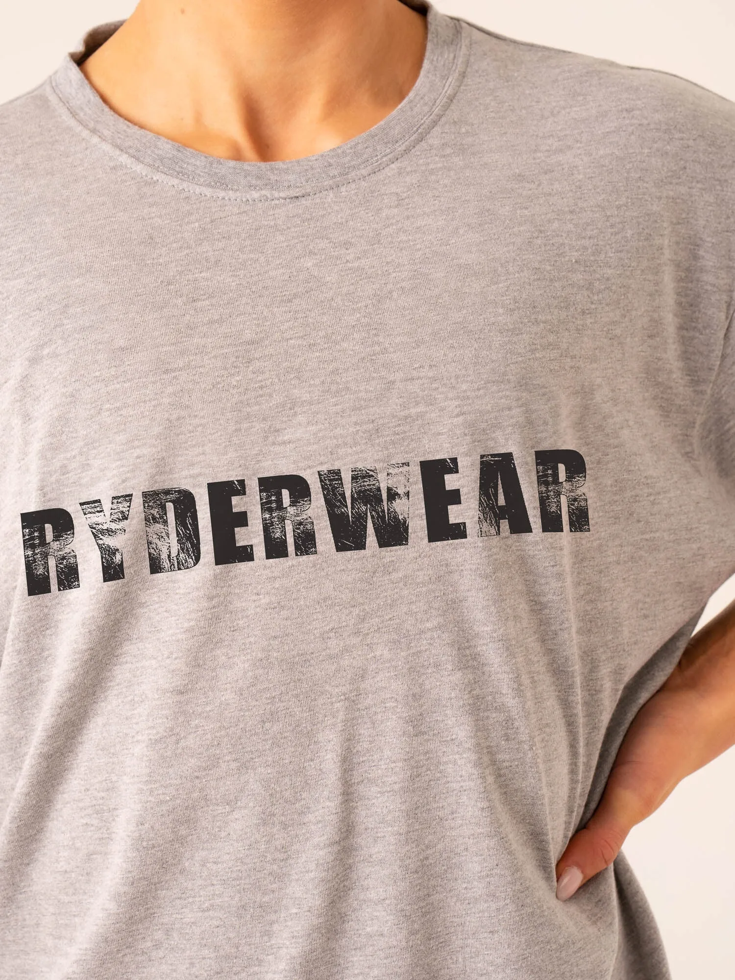 Stylish Design Travel Light Training T-Shirt - Grey Marl