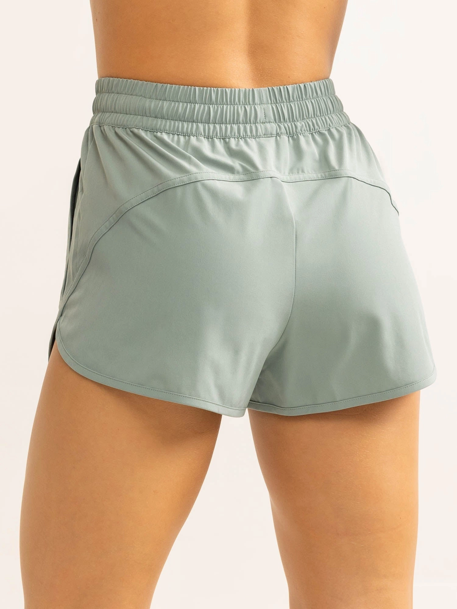 Persist Training Shorts - Dusty Green Preppy Style Wear Resistant Fabric