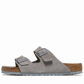 Birkenstock Arizona Soft Footbed Suede - Stone Coin Late Stroll