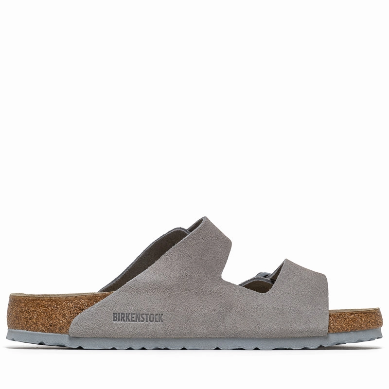 Stone Lane True Path Birkenstock Arizona Soft Footbed Suede - Stone Coin