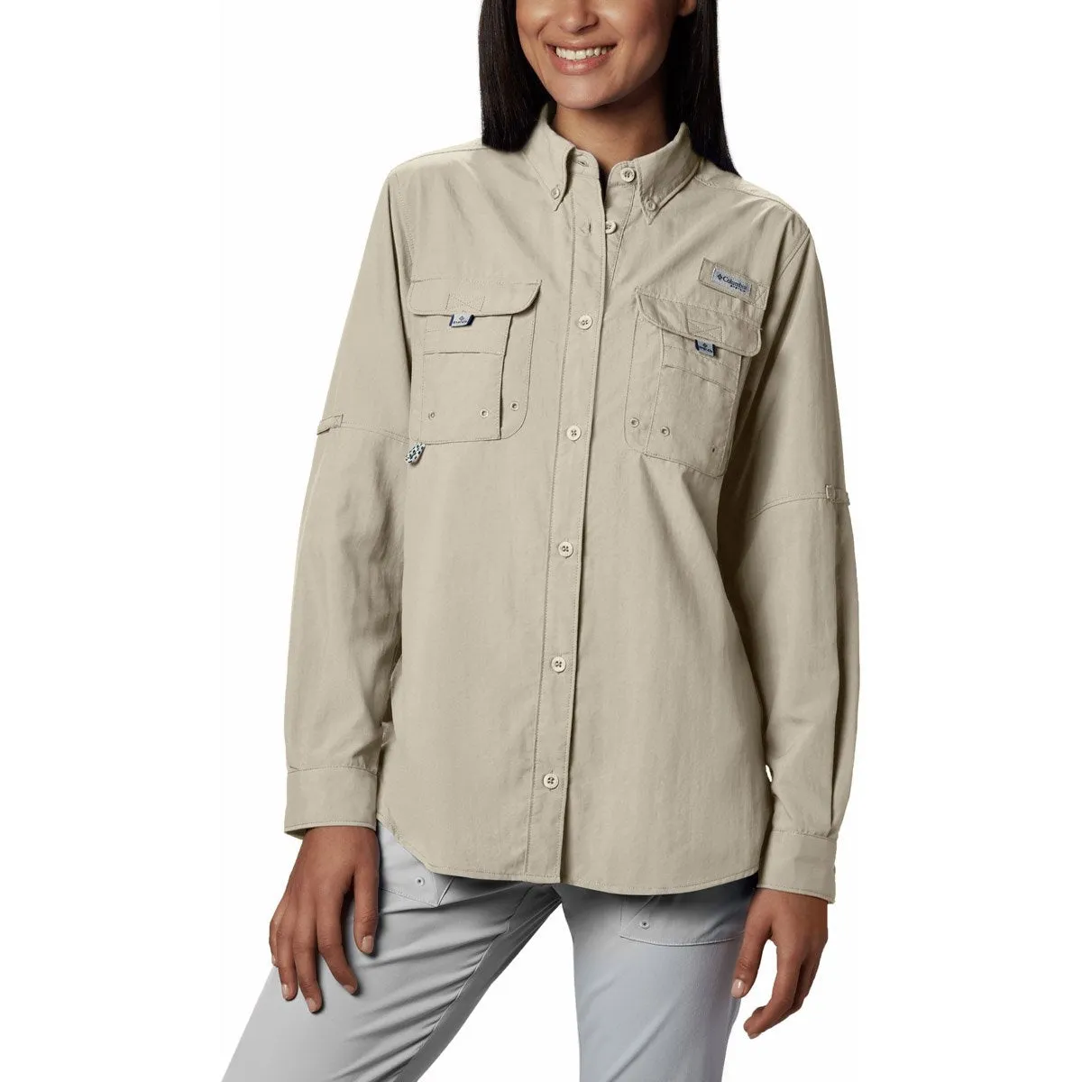 Women's PFG Bahama Long Sleeve Shirt RollUpCuff