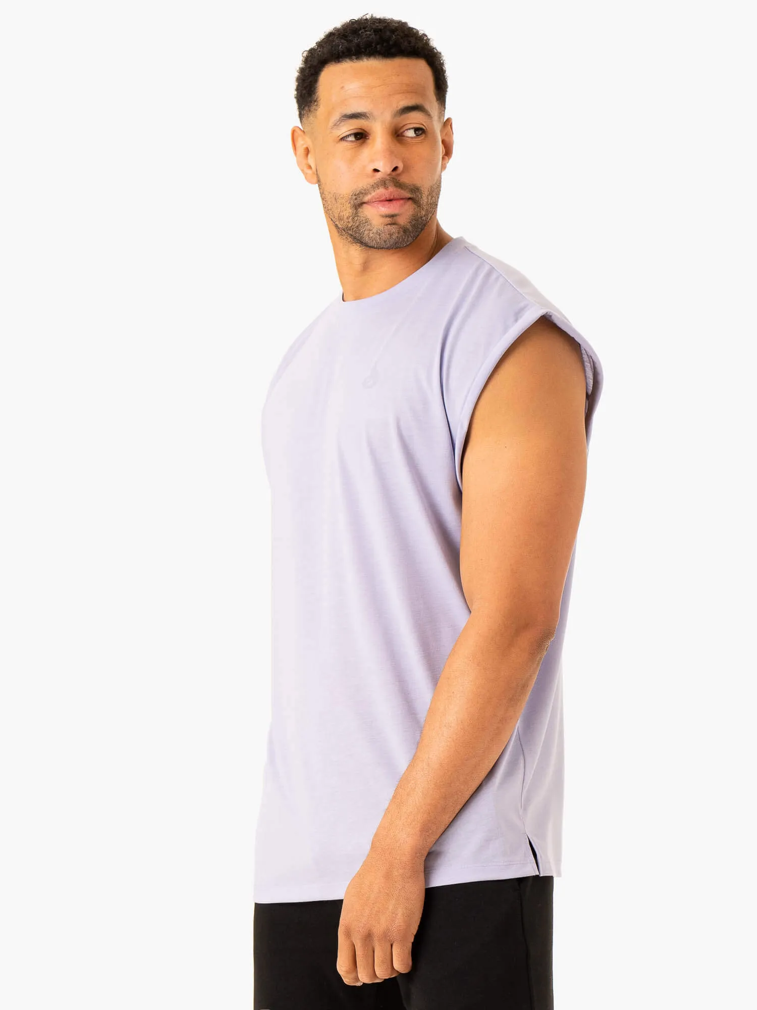 Heritage Wide Cut Tank - Lavender Flex Fit Armholes
