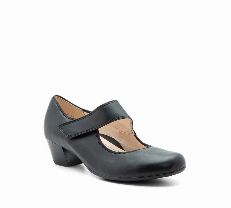 Ultra Soft Collar Padding Wind - resistant ara Calico 2 Black Mary Jane Pump