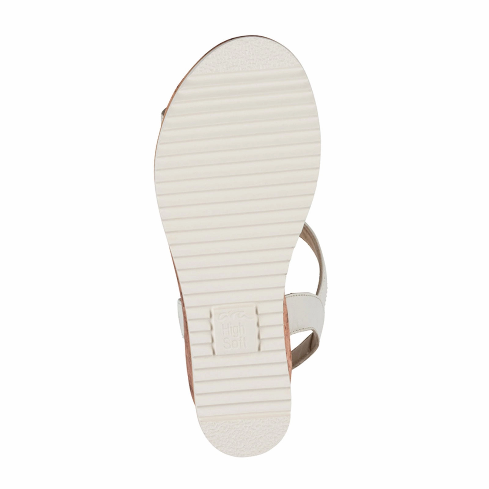 Flexible Step Breathable Upper Ara Palmdale Wedge Sandal (Women) - White Nappa Leather