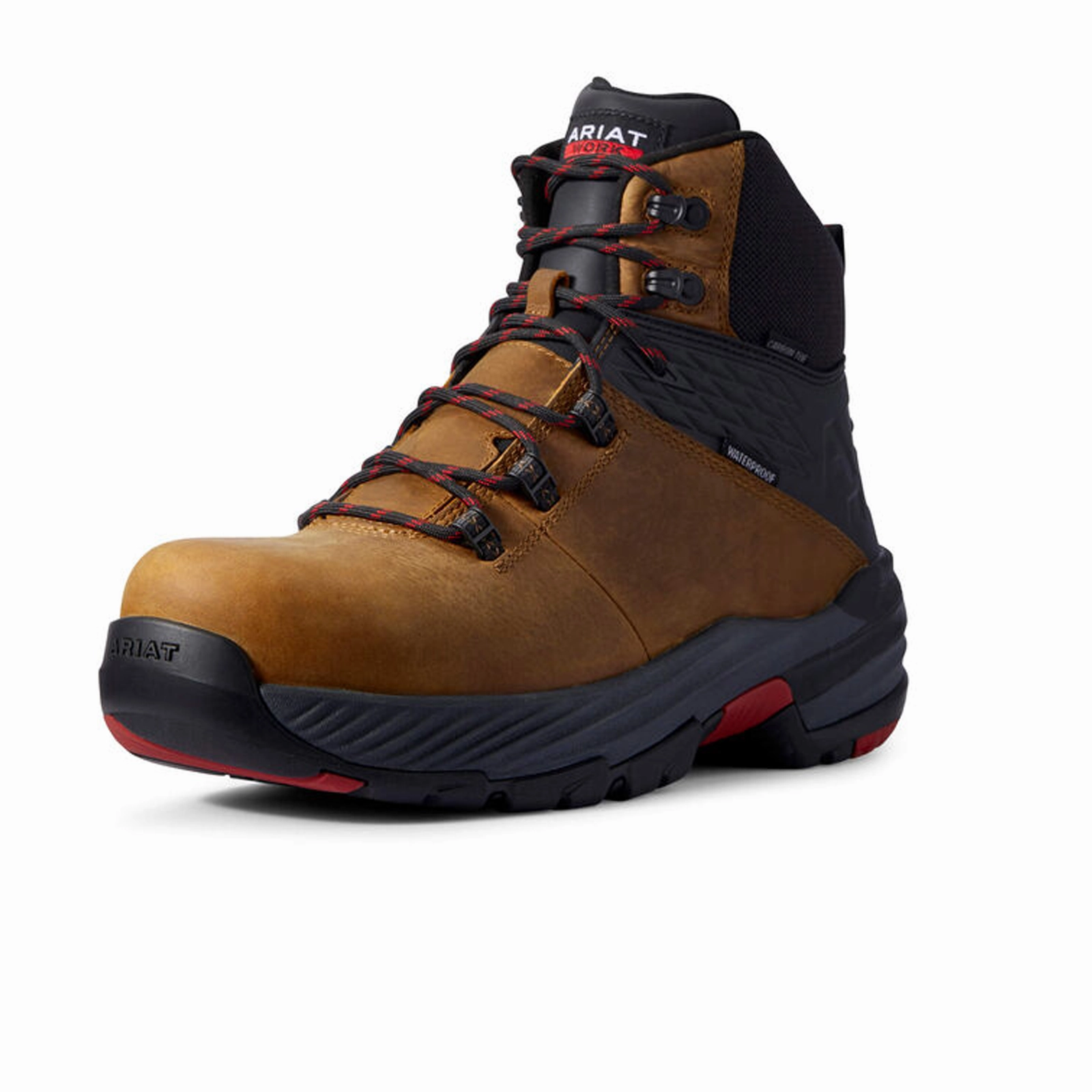 Sole Neat Ariat Stryker 360 6" Waterproof Carbon Toe Work Boot (Men) - Trusty Tan