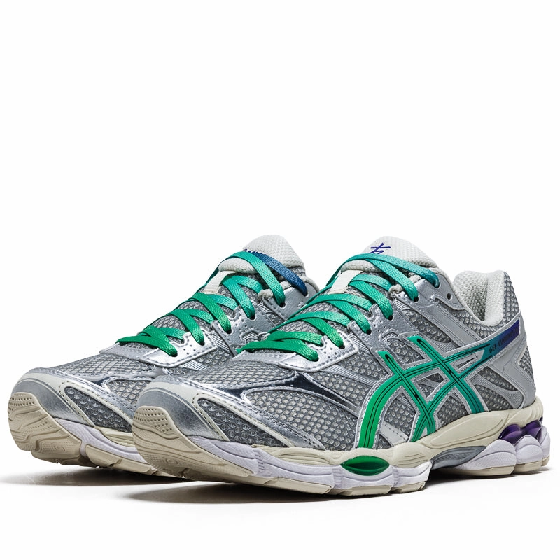 Asics Gel-Cumulus 16 'TOMO' - Cream/Malachite Green Light Dash Flexible Base